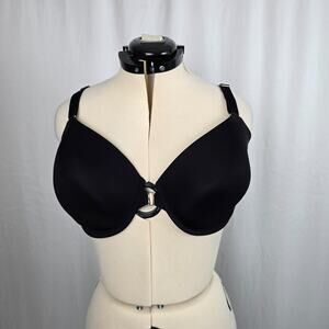 Soma Bra Women's 42D Vanishing 360 Perfect Coverage Black Front Clasp